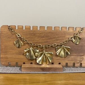 Stella & Dot Gold Statement Necklace